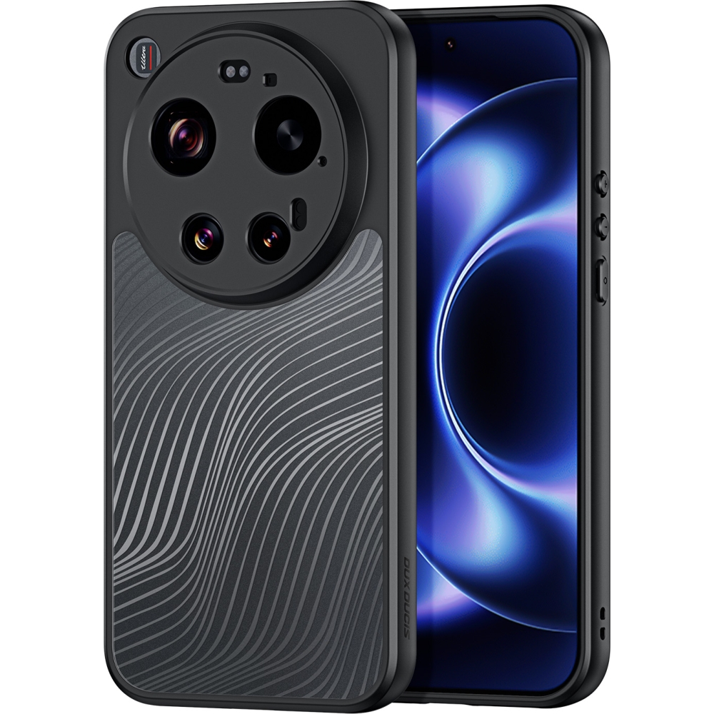 Etui ochronne Dux Ducis AIMO do Xiaomi 17 Ultra przezroczyste z czarną ramką